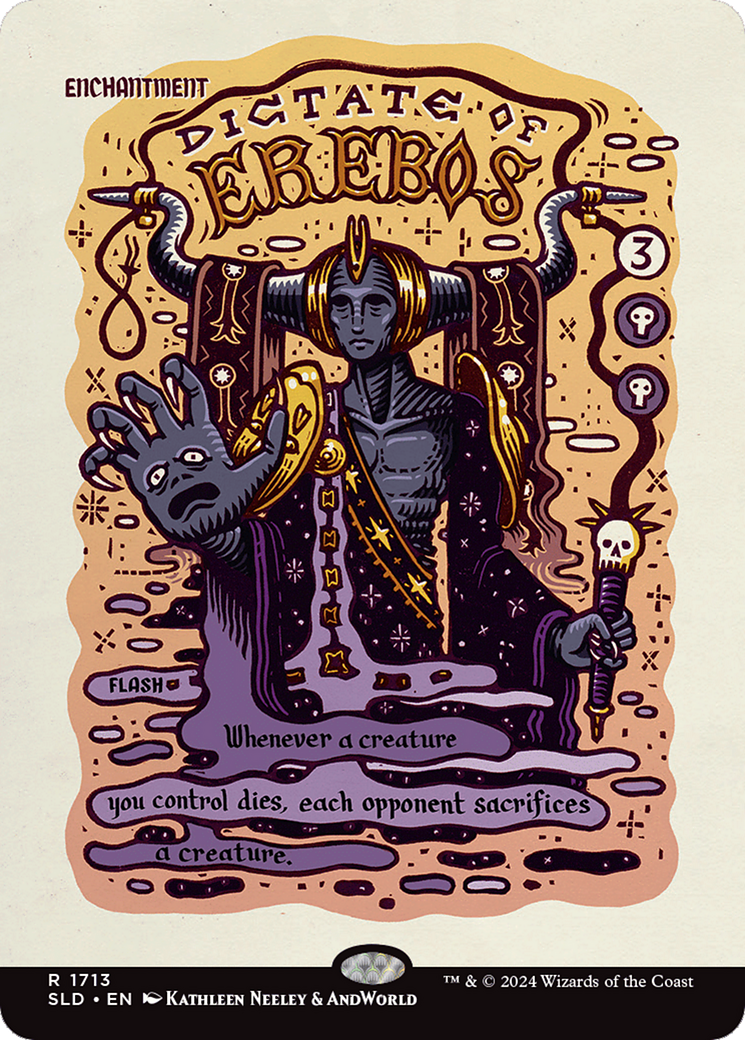 Dictate of Erebos [SLD-1713]  (Borderless) Foil