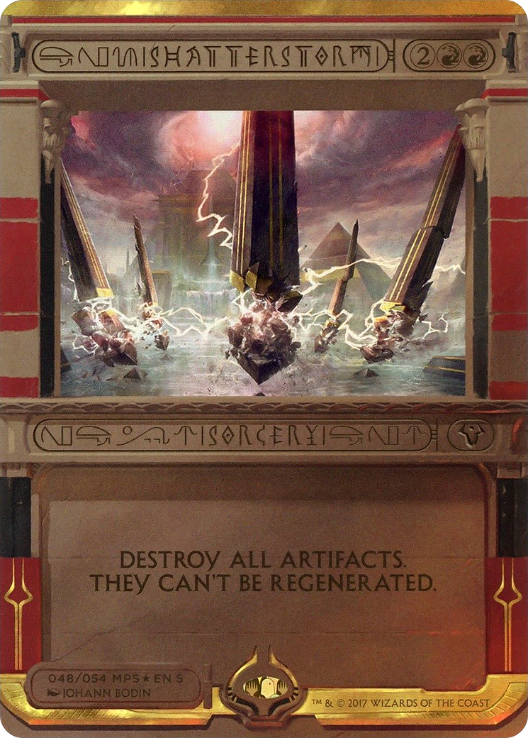 {R} Shatterstorm (Invocation) [Amonkhet Invocations][MP2 048]