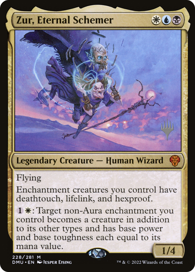 {R} Zur, Eternal Schemer (Promo Pack) [Dominaria United Promos][PP DMU 228]