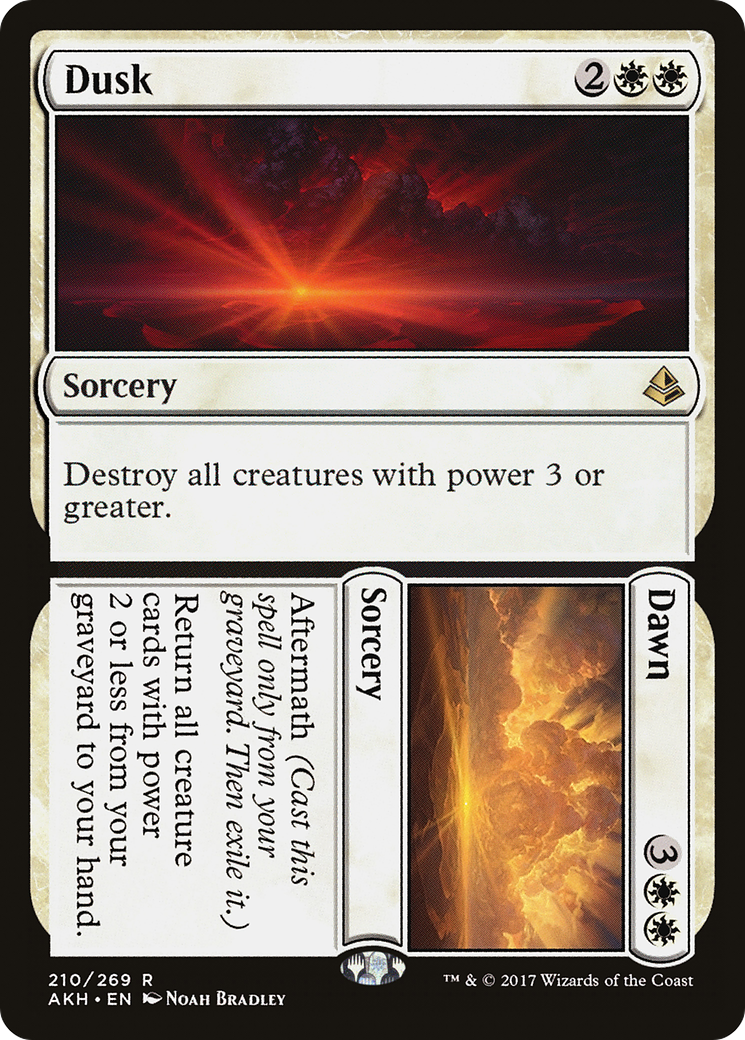 {R} Dusk // Dawn [Amonkhet][AKH 210]