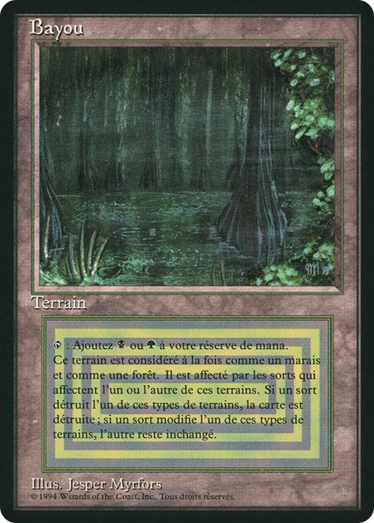 {F} Bayou [Foreign Black Border][FBB 3ED 283]