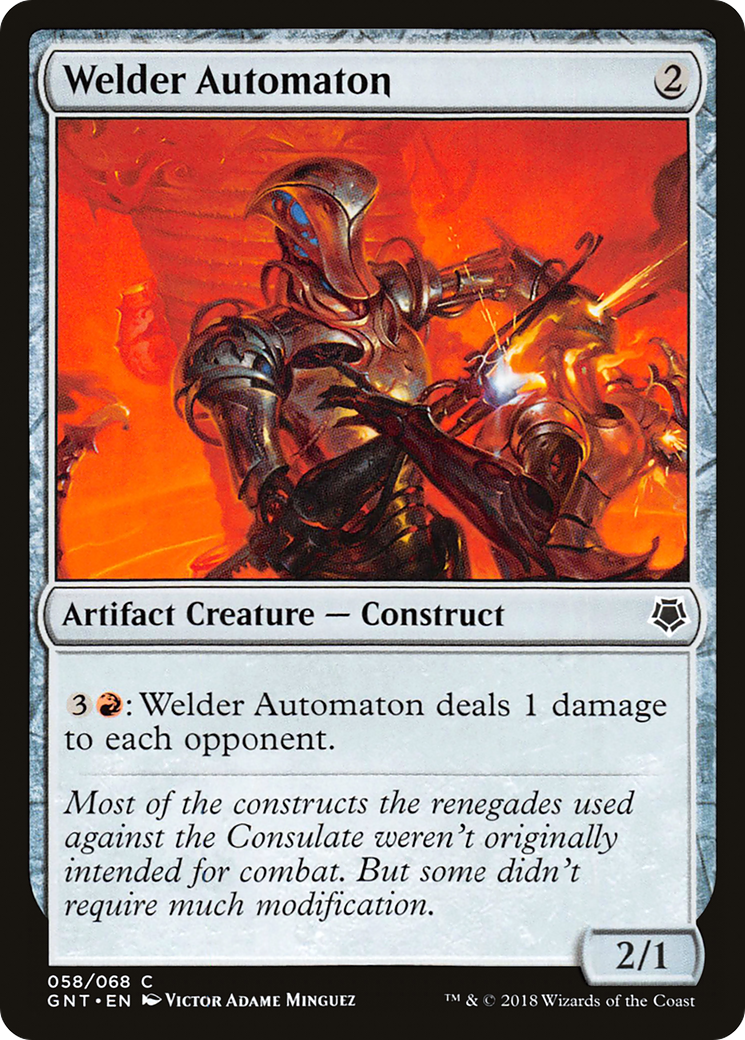 {C} Welder Automaton [Game Night 2018][GNT 058]