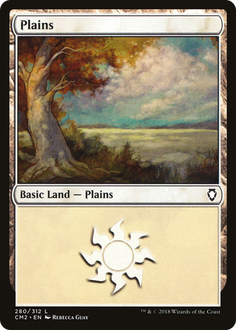 {B}[CM2 280] Plains (280) [Commander Anthology Volume II]
