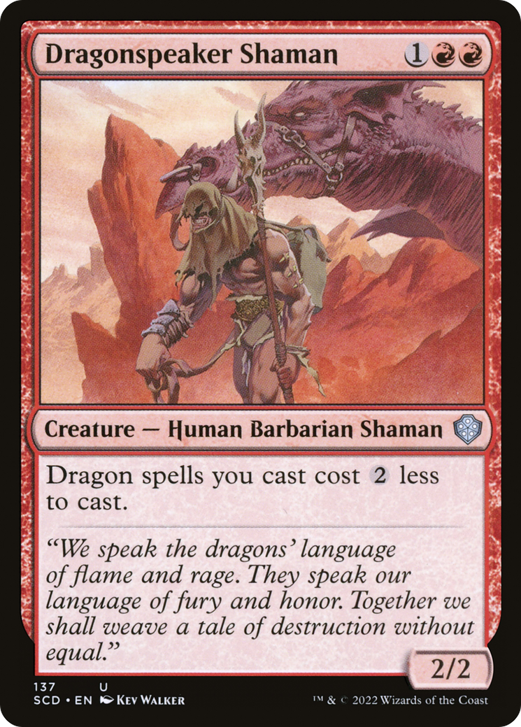 {C} Dragonspeaker Shaman [Starter Commander Decks][SCD 137]