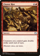{C} Cleaver Riot [Duel Decks: Merfolk vs. Goblins][DDT 036]