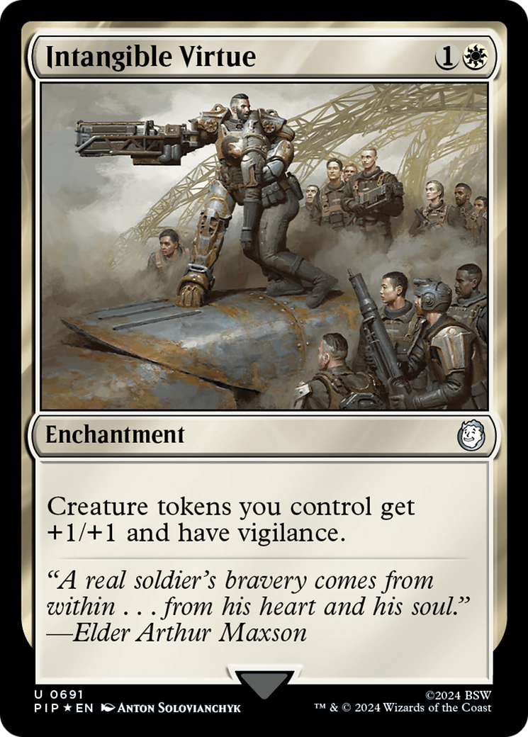 {C} Intangible Virtue (Surge Foil) [Fallout][PIP 691]
