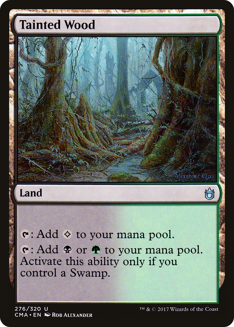 {C} Tainted Wood [Commander Anthology][CMA 276]