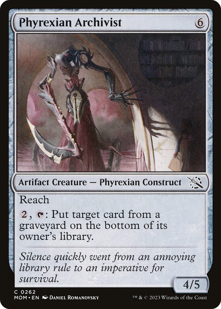 {C} Phyrexian Archivist [March of the Machine][MOM 262]