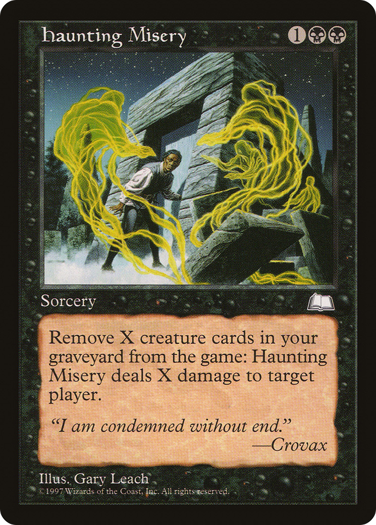 {C} Haunting Misery [Weatherlight][WTH 071]