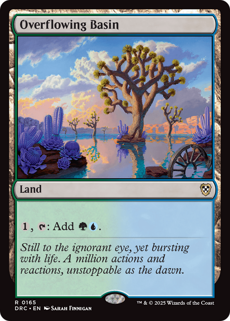 {R} Overflowing Basin [Aetherdrift Commander][DRC 165]