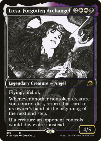 {R} Liesa, Forgotten Archangel (Showcase Eternal Night) [Innistrad: Midnight Hunt][MID 319]