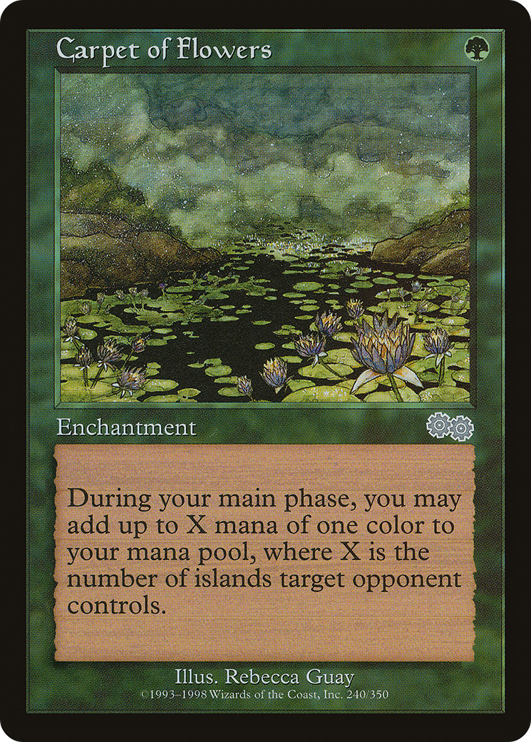 {C} Carpet of Flowers [Urza's Saga][USG 240]