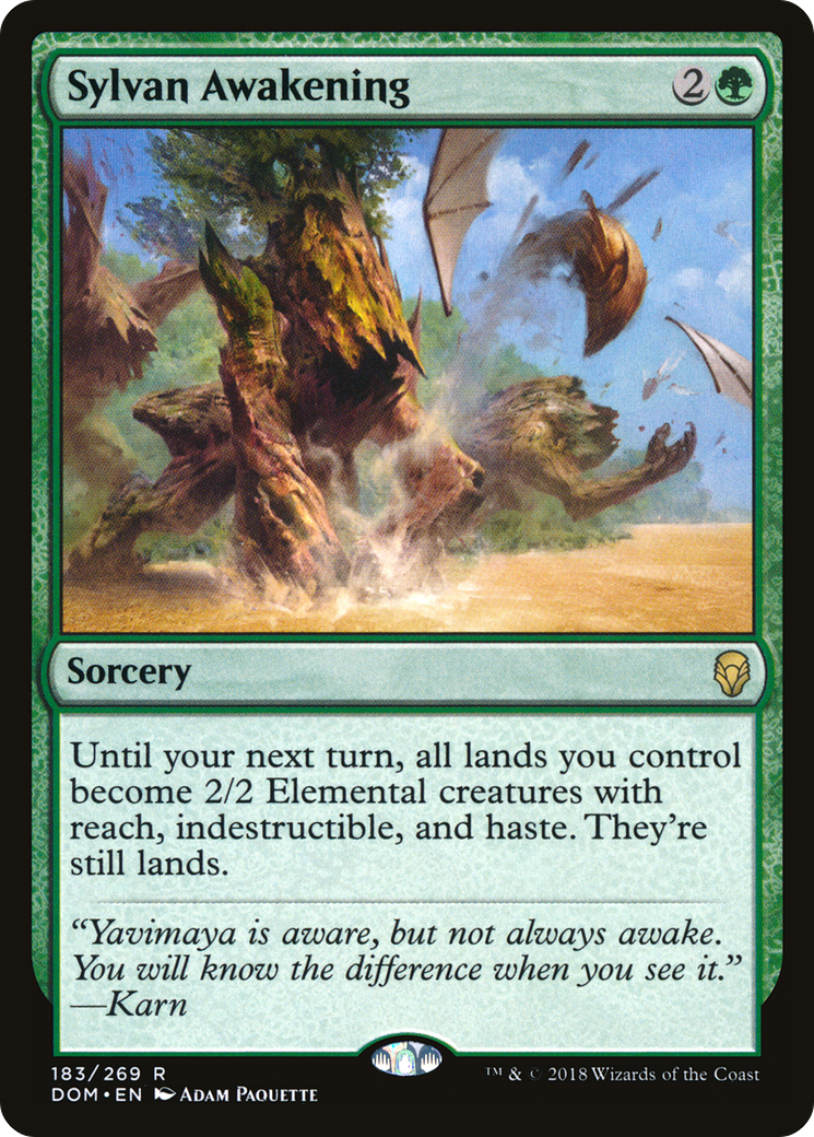 {R} Sylvan Awakening [Dominaria][DOM 183] - Misty Mountain Games