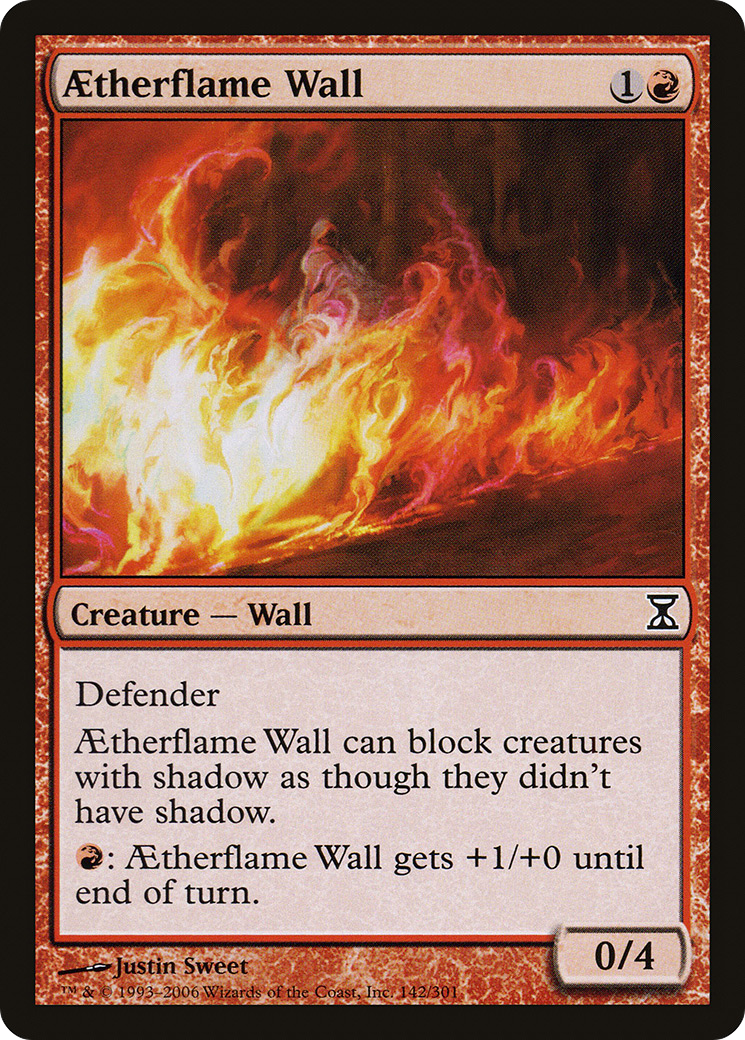 {C} Aetherflame Wall [Time Spiral][TSP 142]