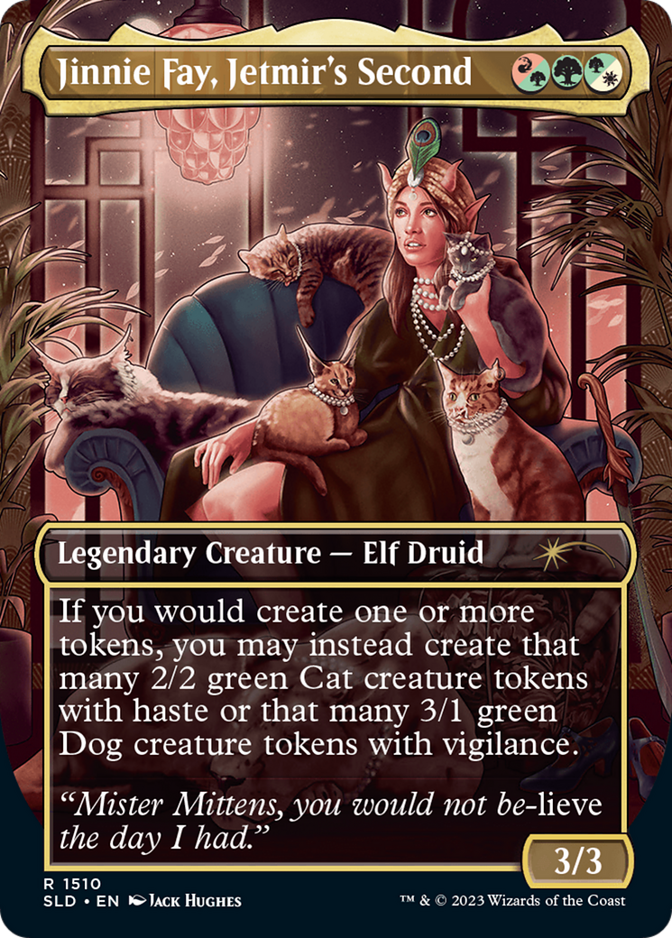 {R} Jinnie Fay, Jetmir's Second // Jinnie Fay, Jetmir's Second [Secret Lair Commander Deck: Raining Cats and Dogs][SLD 1510]