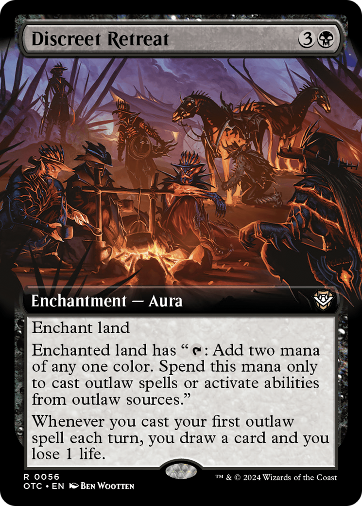{R} Discreet Retreat (Extended Art) [Outlaws of Thunder Junction Commander][OTC 056]