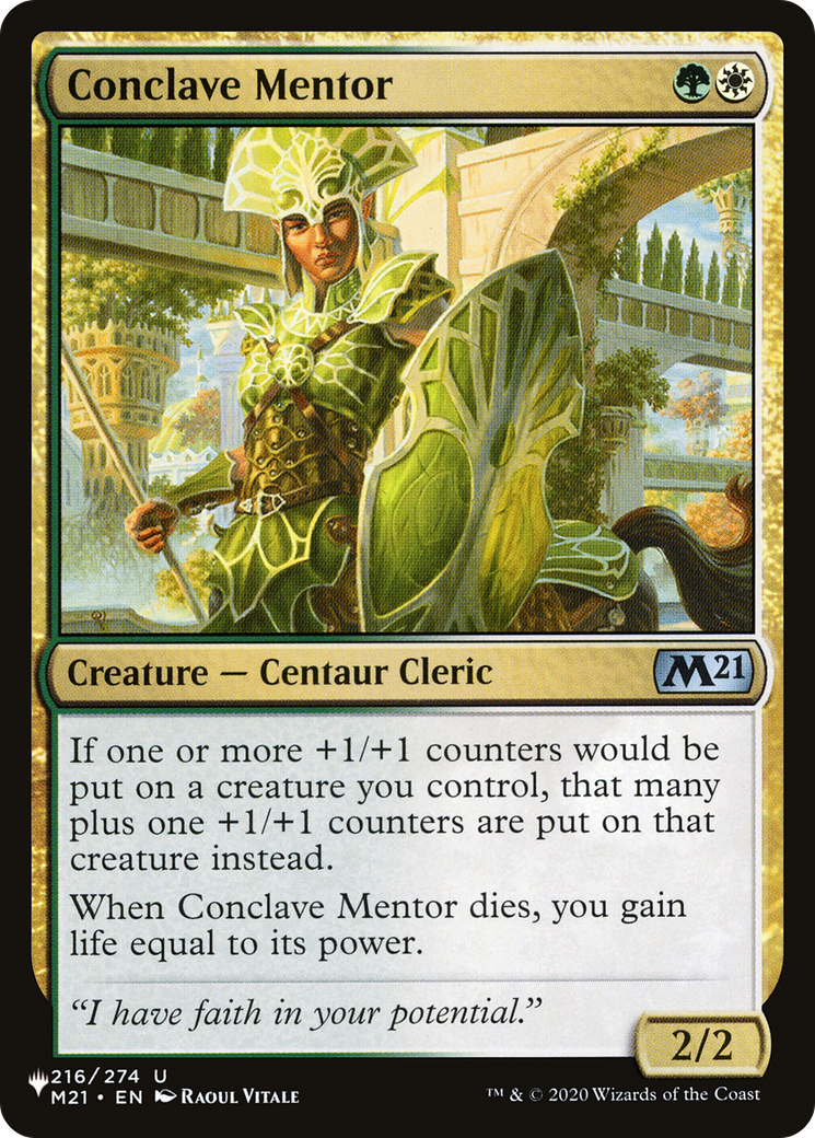 Conclave Mentor [LIST 216/274]