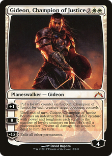 {R} Gideon, Champion of Justice [Gatecrash][GTC 013]