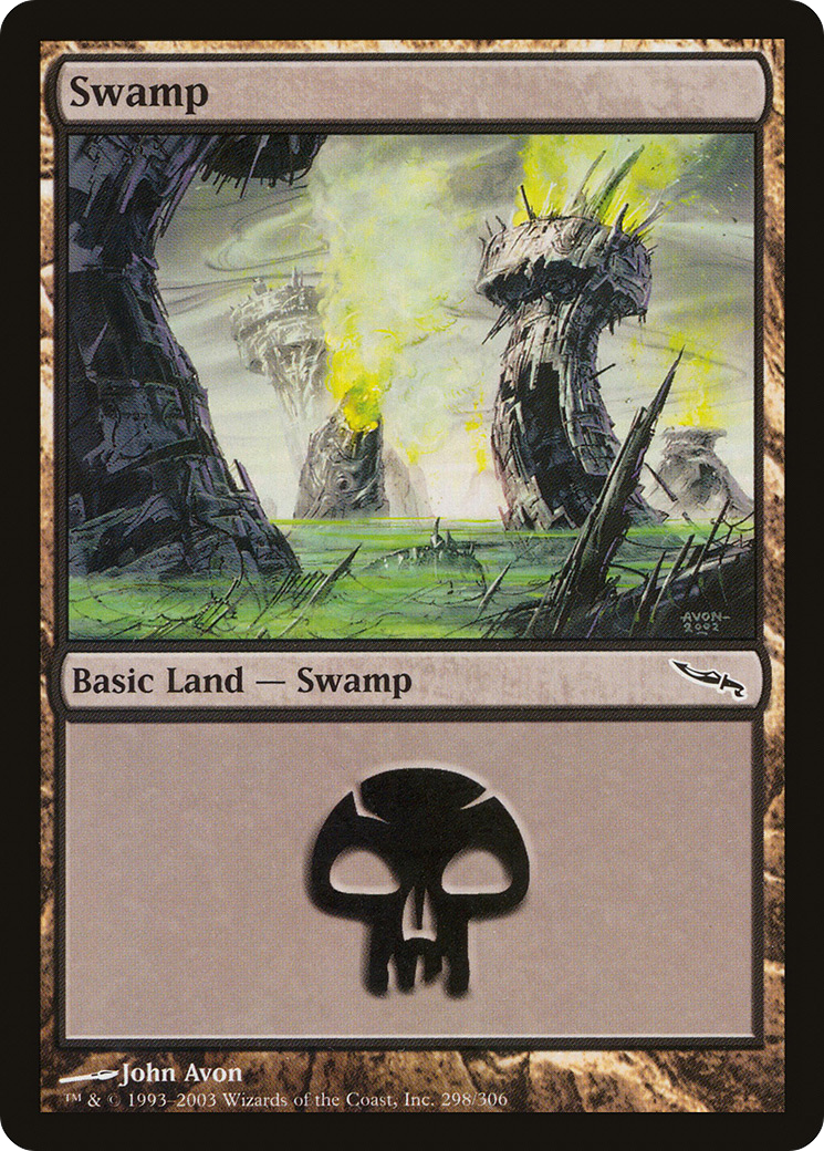 {B}[MRD 298] Swamp (298) [Mirrodin]