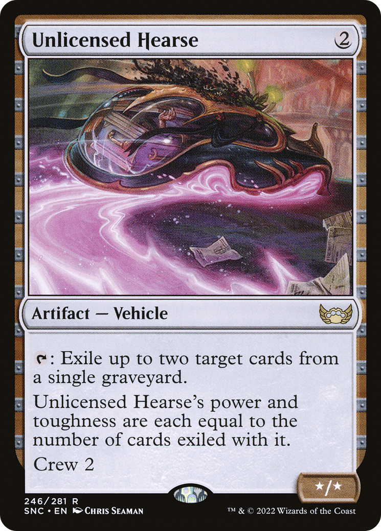 {R} Unlicensed Hearse [Streets of New Capenna][SNC 246]