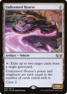 {R} Unlicensed Hearse [Streets of New Capenna][SNC 246]
