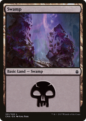 {B}[CMA 301] Swamp (301) [Commander Anthology]