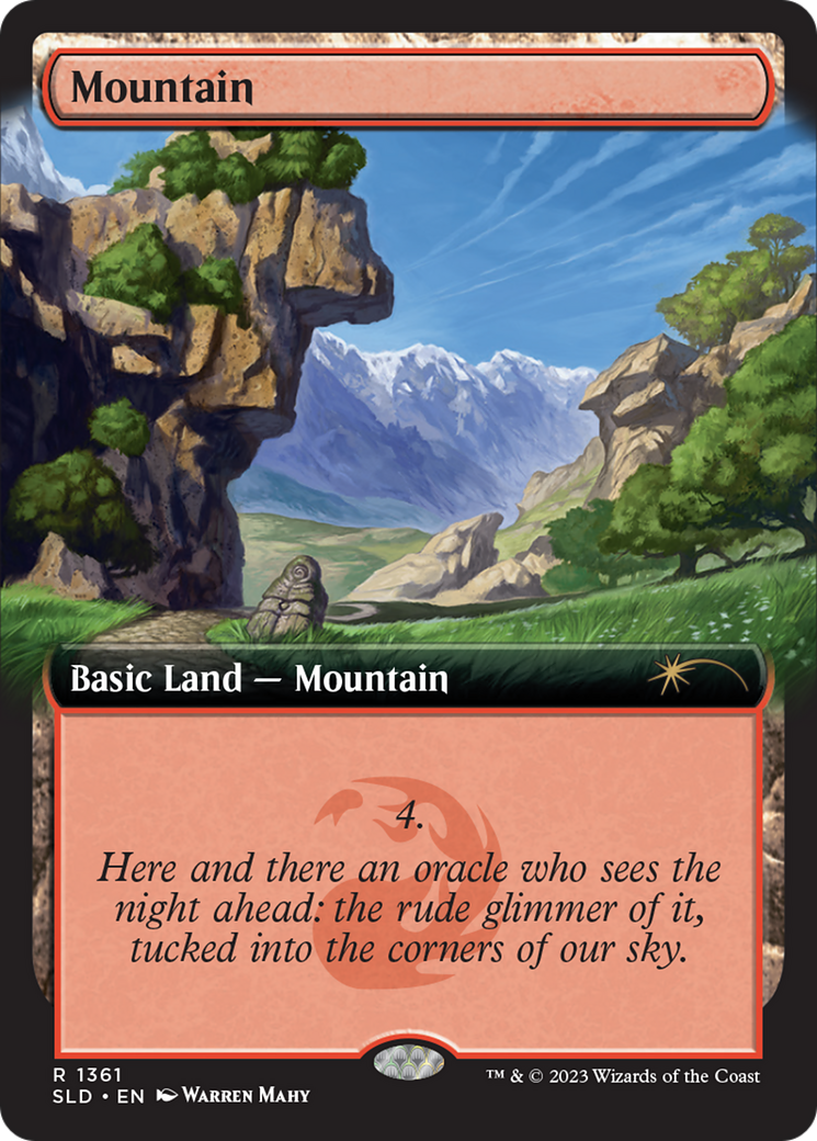 {B} Mountain (1361) [Secret Lair Drop Series][SLD 1361]