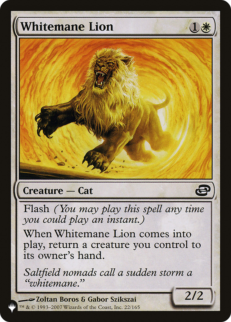 Whitemane Lion [LIST PLC-22]
