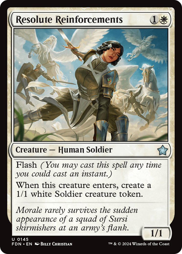 {@C} Resolute Reinforcements [Foundations][FDN 145]