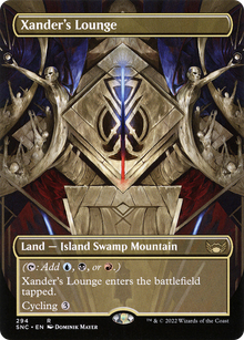 {R} Xander's Lounge (Borderless Alternate Art) [Streets of New Capenna][SNC 294]