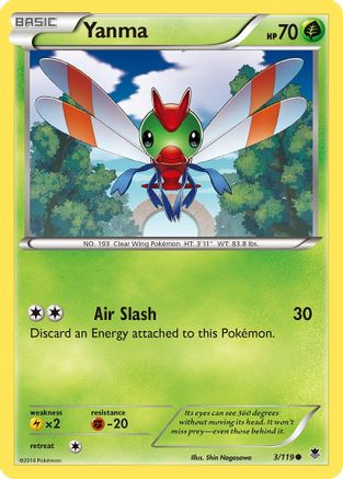 [PKM] Yanma (3/119) [XY: Phantom Forces]