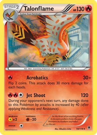 [PKM] Talonflame (10/119) [XY: Phantom Forces]