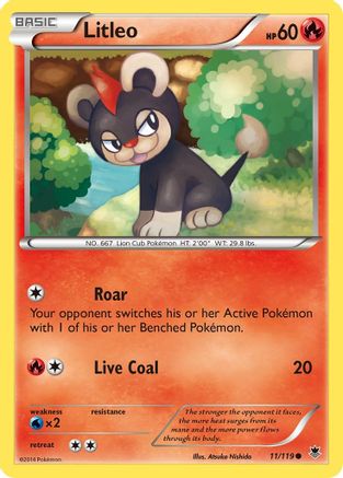 [PKM] Litleo (11/119) [XY: Phantom Forces]