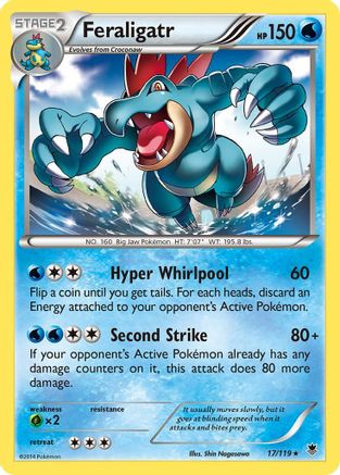 [PKM] Feraligatr (17/119) [XY: Phantom Forces]