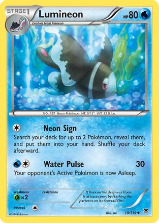[PKM-C] Lumineon (19/119) [XY: Phantom Forces]