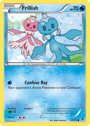 [PKM] Frillish (20/119) [XY: Phantom Forces]