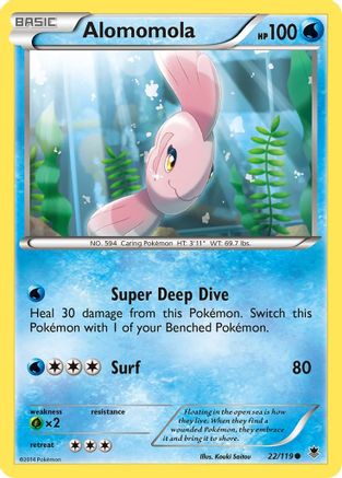 [PKM-C] Alomomola (22/119) [XY: Phantom Forces]