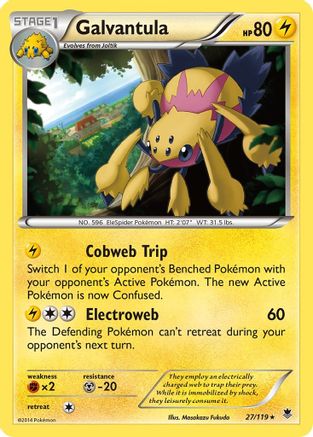 [PKM] Galvantula (27/119) [XY: Phantom Forces]