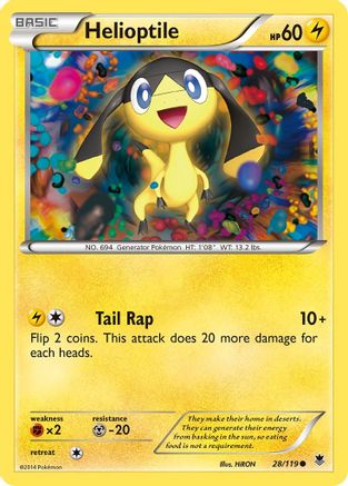[PKM] Helioptile (28/119) [XY: Phantom Forces]