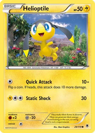 [PKM] Helioptile (29/119) [XY: Phantom Forces]