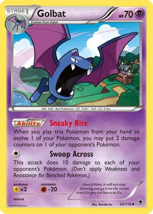[PKM] Golbat (32/119) [XY: Phantom Forces]