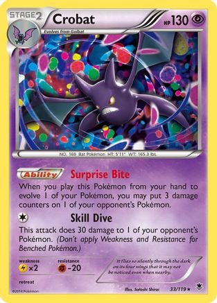 [PKM] Crobat (33/119) [XY: Phantom Forces]