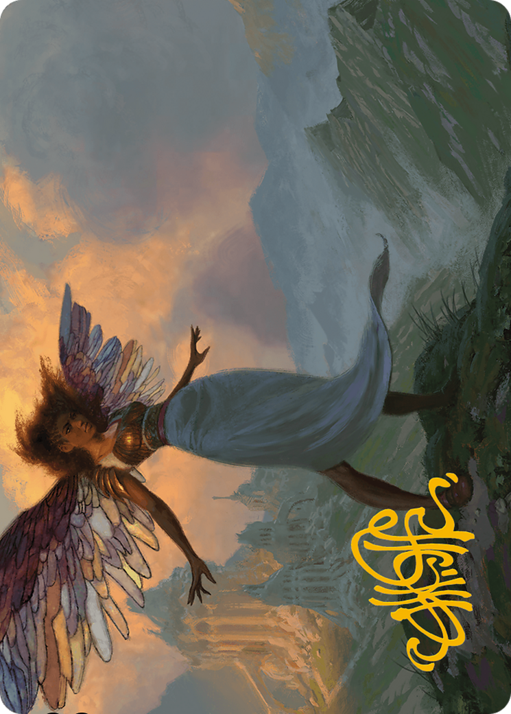 {A} Glasswing Grace Art Card (Gold-Stamped Signature) [Modern Horizons 3 Art Series][GS AMH3 019]