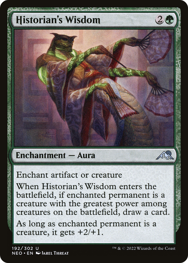 {C} Historian's Wisdom [Kamigawa: Neon Dynasty][NEO 192]