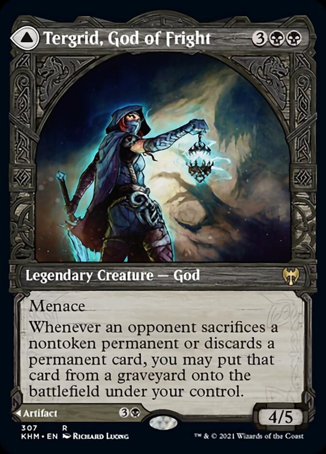 {R} Tergrid, God of Fright // Tergrid's Lantern (Showcase) [Kaldheim][KHM 307]