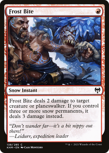 {C} Frost Bite [Kaldheim][KHM 138]