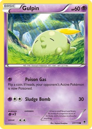 [PKM] Gulpin (37/119) [XY: Phantom Forces]