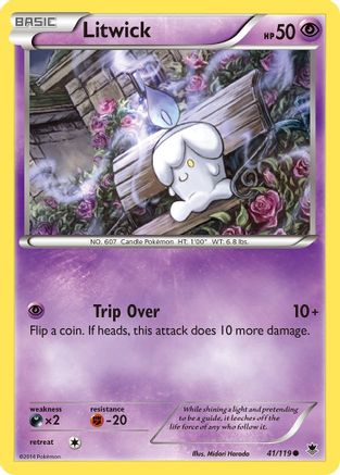 [PKM] Litwick (41/119) [XY: Phantom Forces]