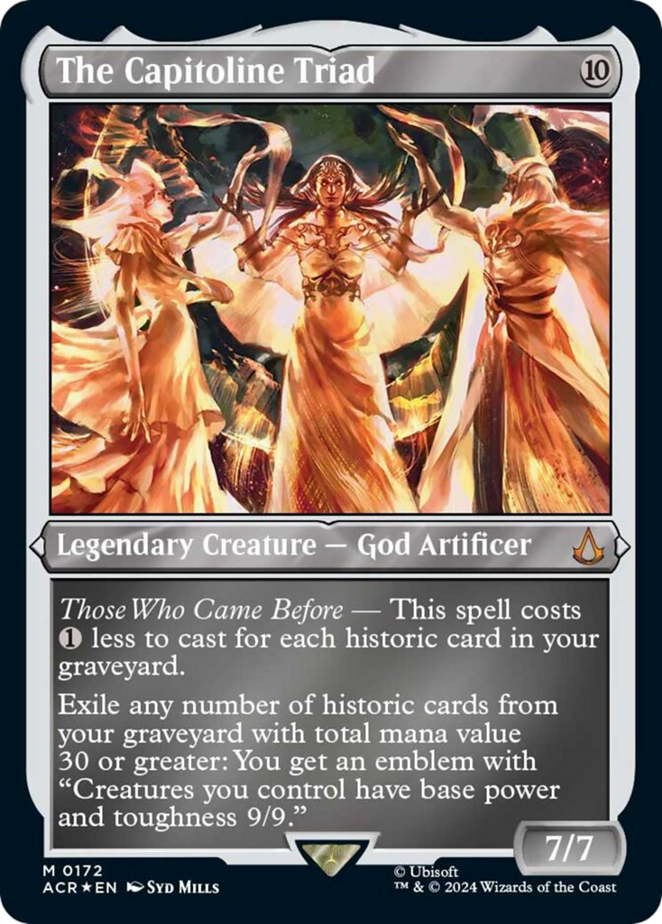 {R} The Capitoline Triad (Foil Etched) [Assassin's Creed][ACR 172]