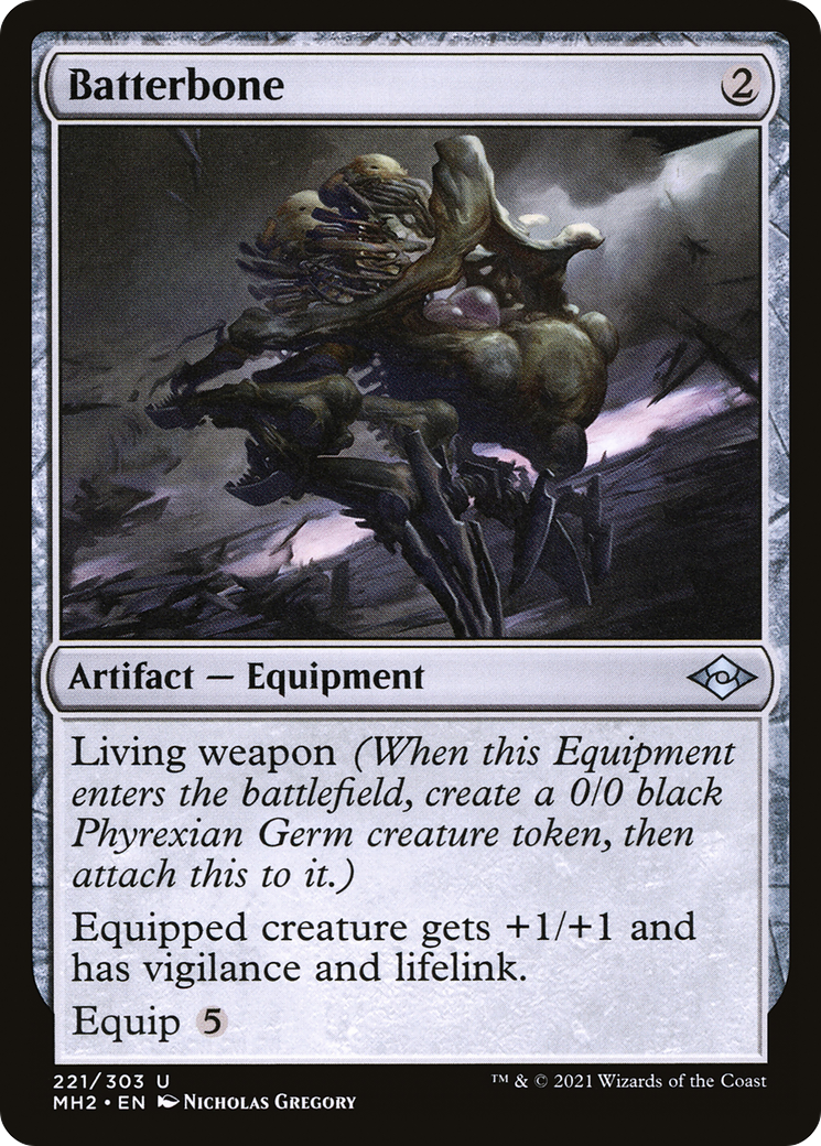 {C} Batterbone (Foil) [Modern Horizons 2] [MH2 221]